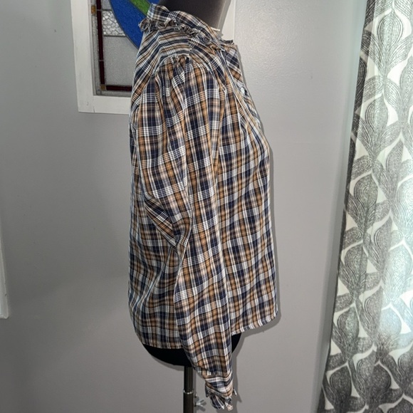 Vintage Cotton/ Polyester Blend Button Down Blouse -Size *See Description - Picture 7 of 10